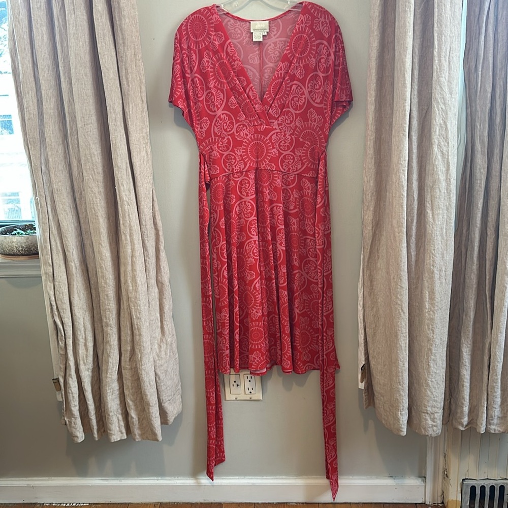 Donna Morgan Empire-Waist Dress, Size 6 - Picture 3 of 5